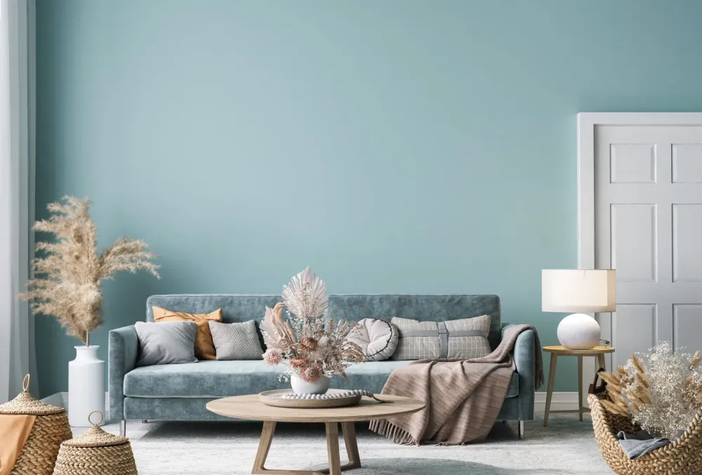 décoration interieur mur bleuwebp